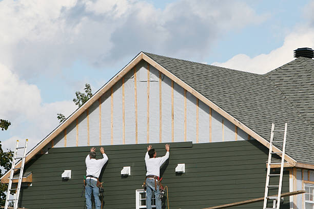 Professional Emergency Siding Repair technician working in New Salem, PA